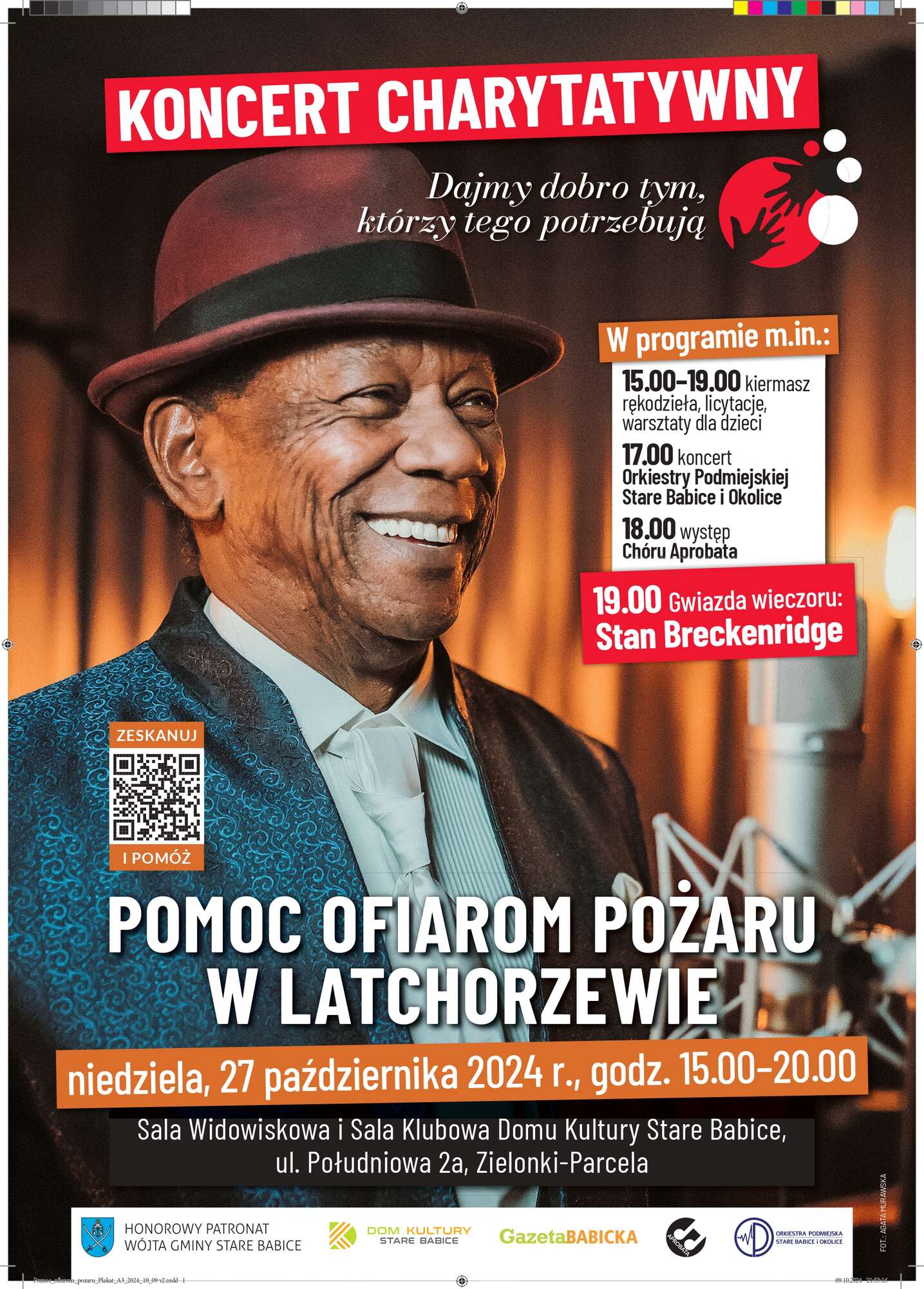 Koncert charytatywny na rzecz pogorzelców