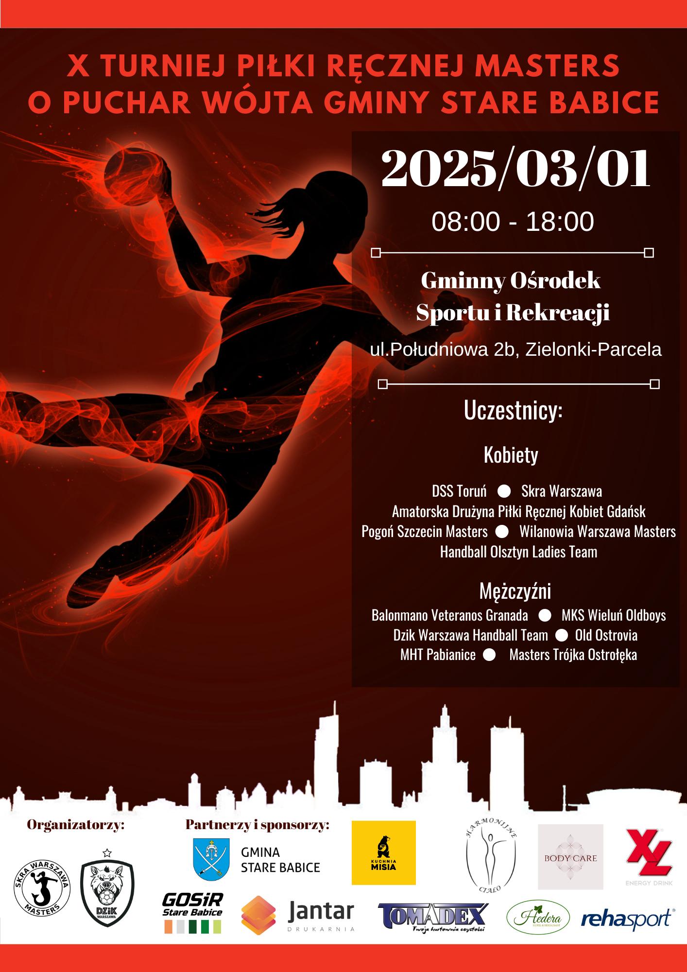 X TURNIEJ PIŁKI RĘCZNEJ MASTERS O PUCHAR WÓJTA GMINY STARE