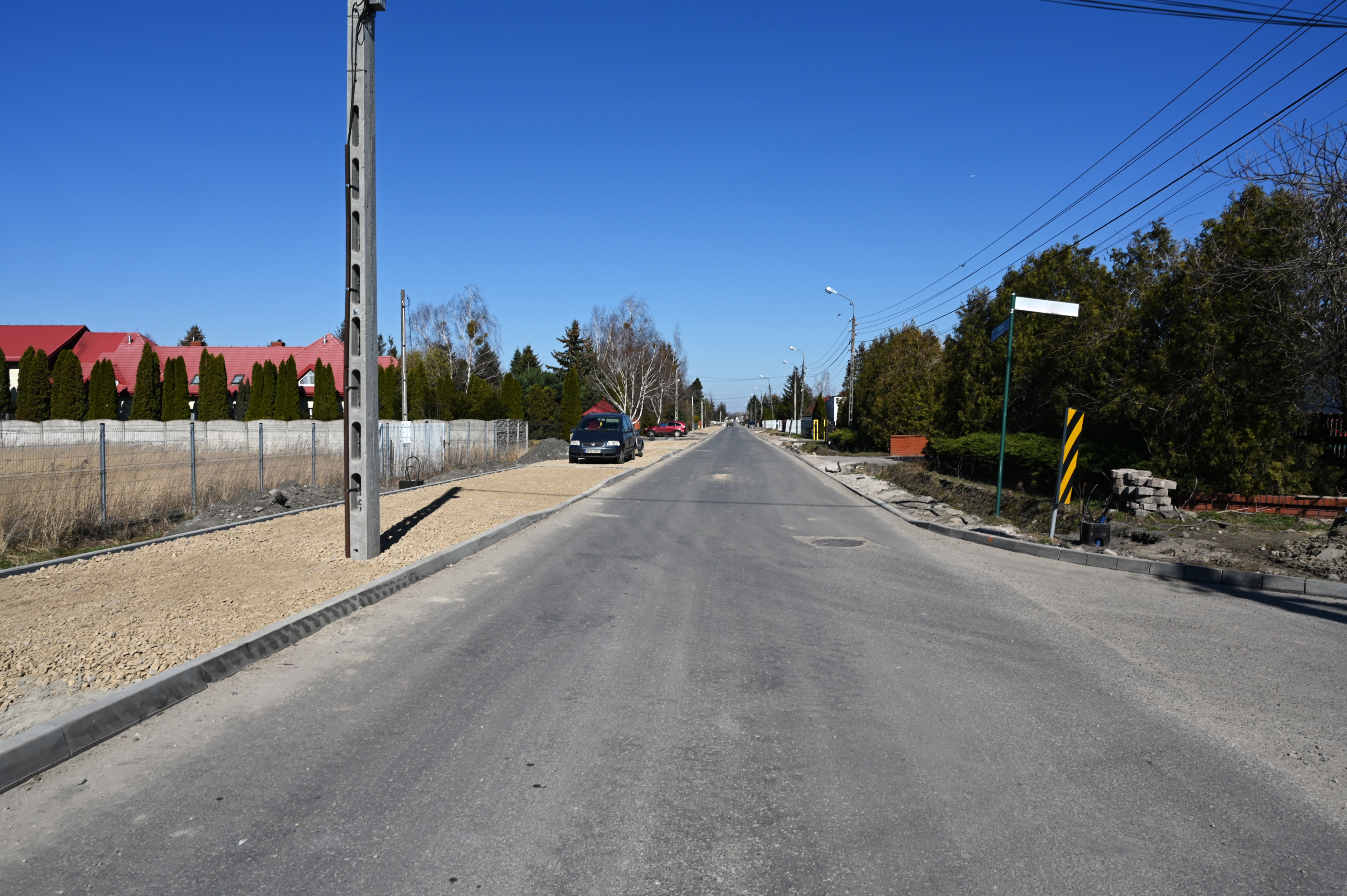 Postępują prace związane z przebudową ul. Bugaj w Koczargach Nowych