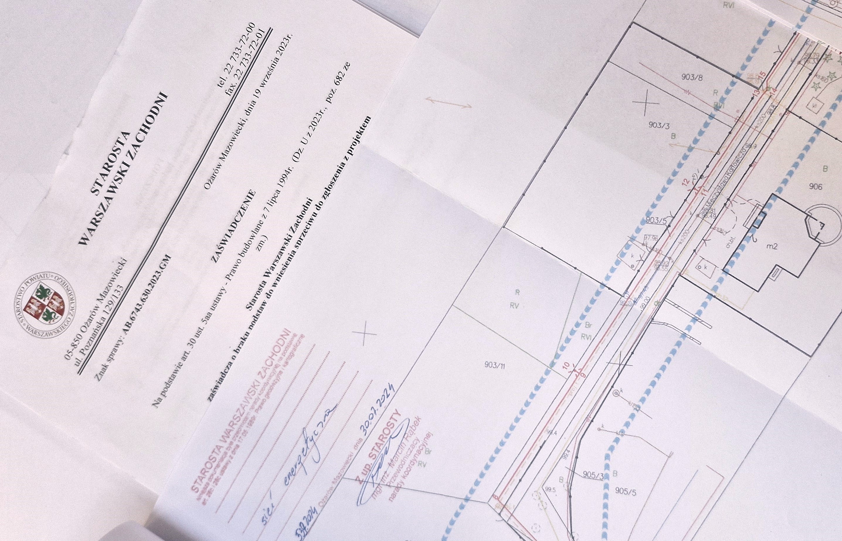 Umowa na realizację zadania inwestycyjnego pn.: „Projekty oświetlenia ulicznego na terenie gminy Stare Babice 2025”