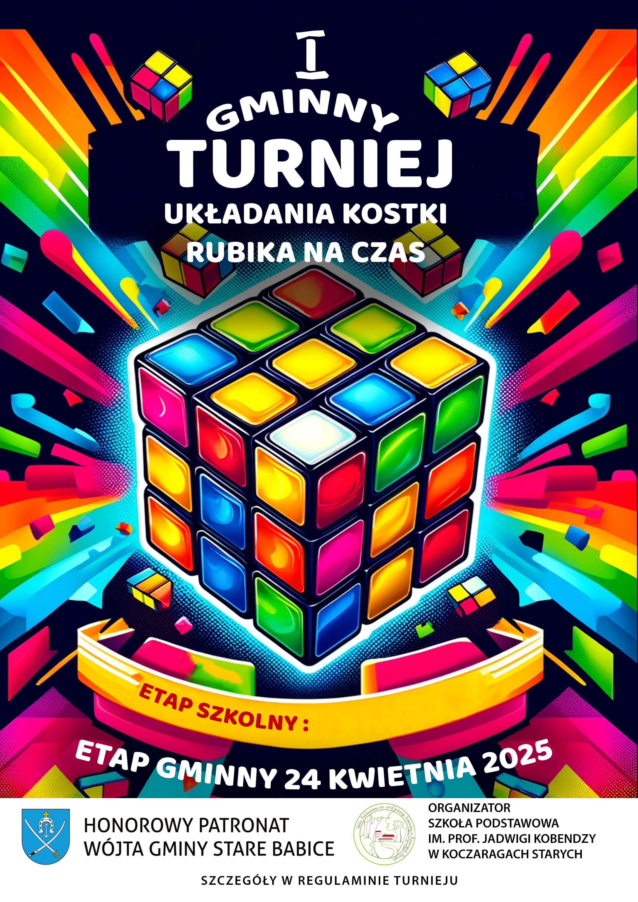 I Gminny Turniej układania kostki Rubika na czas