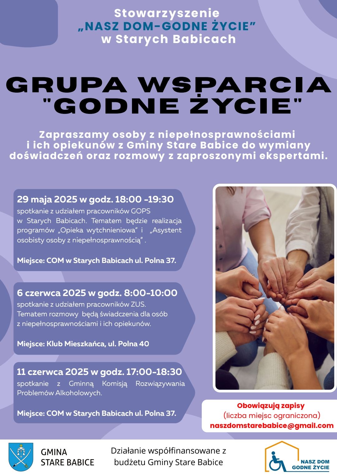 Grupa wsparcia „Godne życie”
