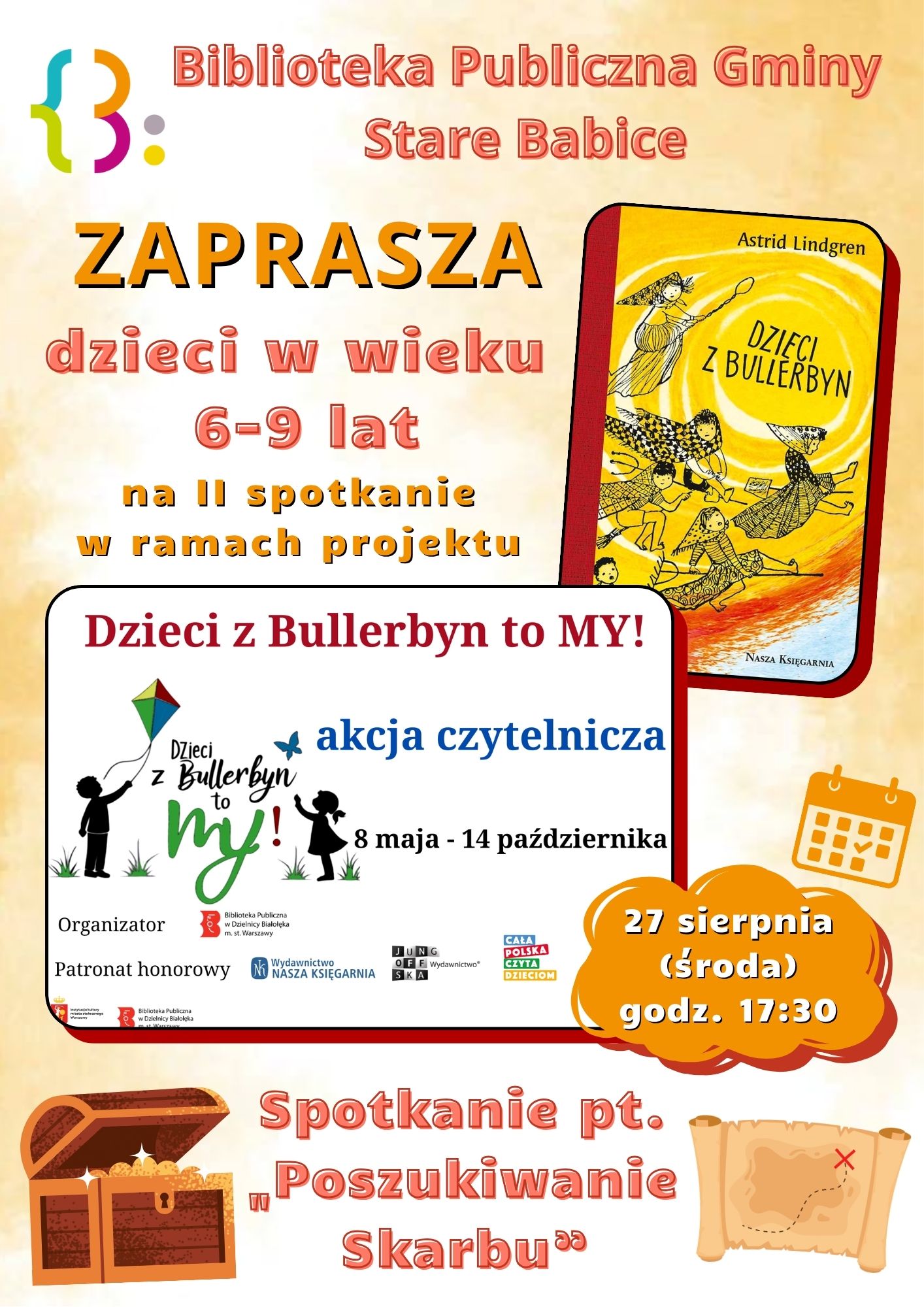 Dzieci z Bullerbyn to MY! – akcja czytelniczna w Bibliotece Publicznej