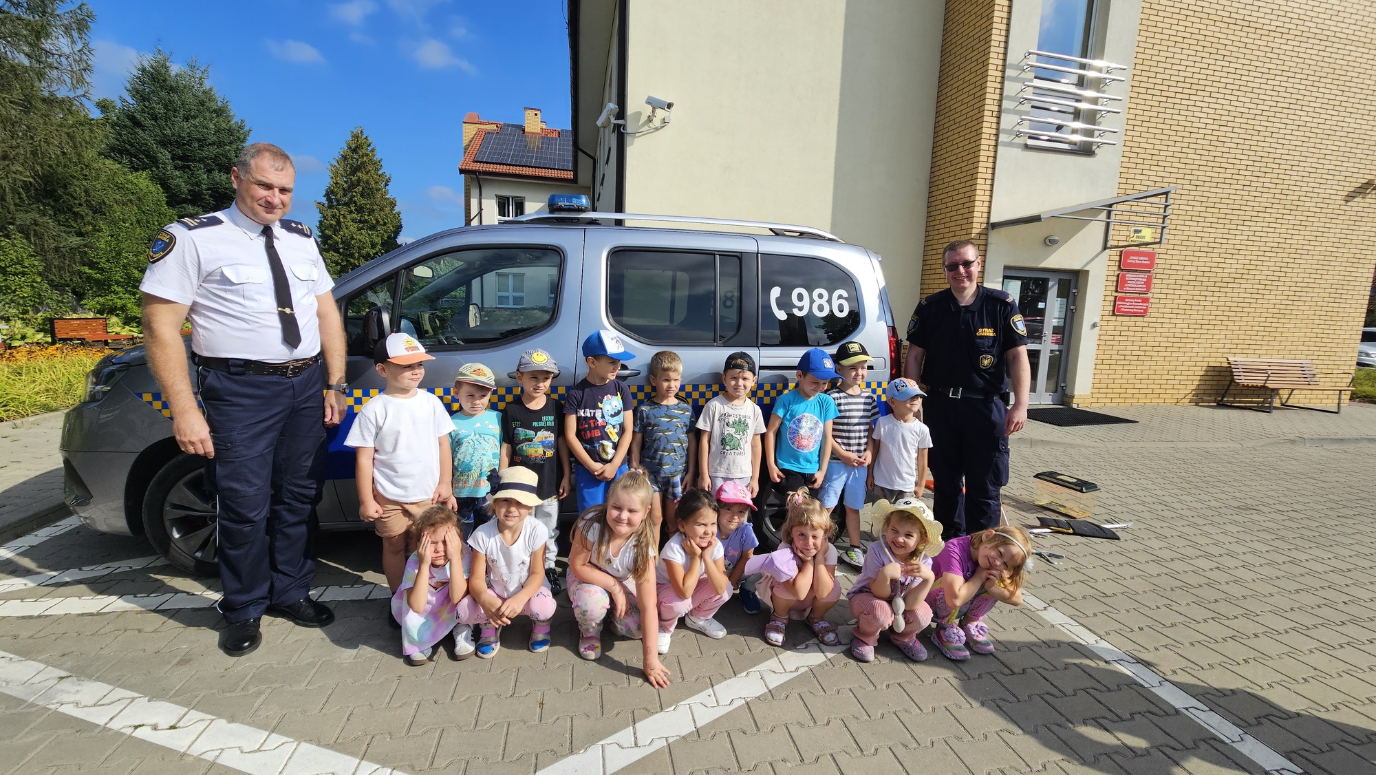Straż Miejska gościła dziś dzieci z Przedszkola „Zaczarowany Ołówek”