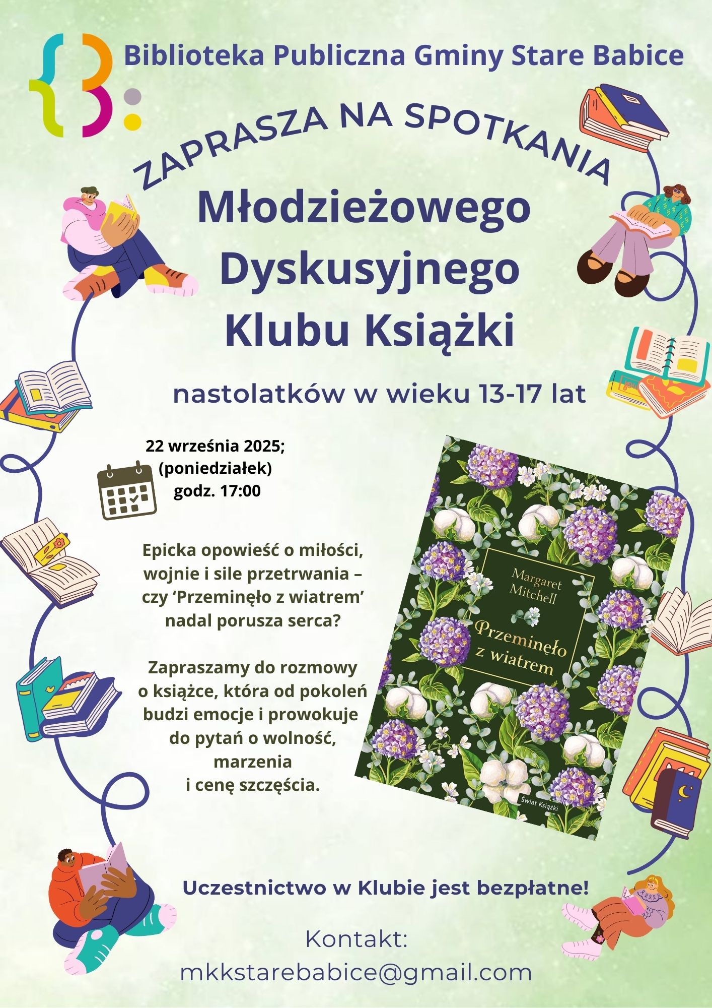 Spotkania Młodzieżowego Dyskusyjnego Klubu Książki
