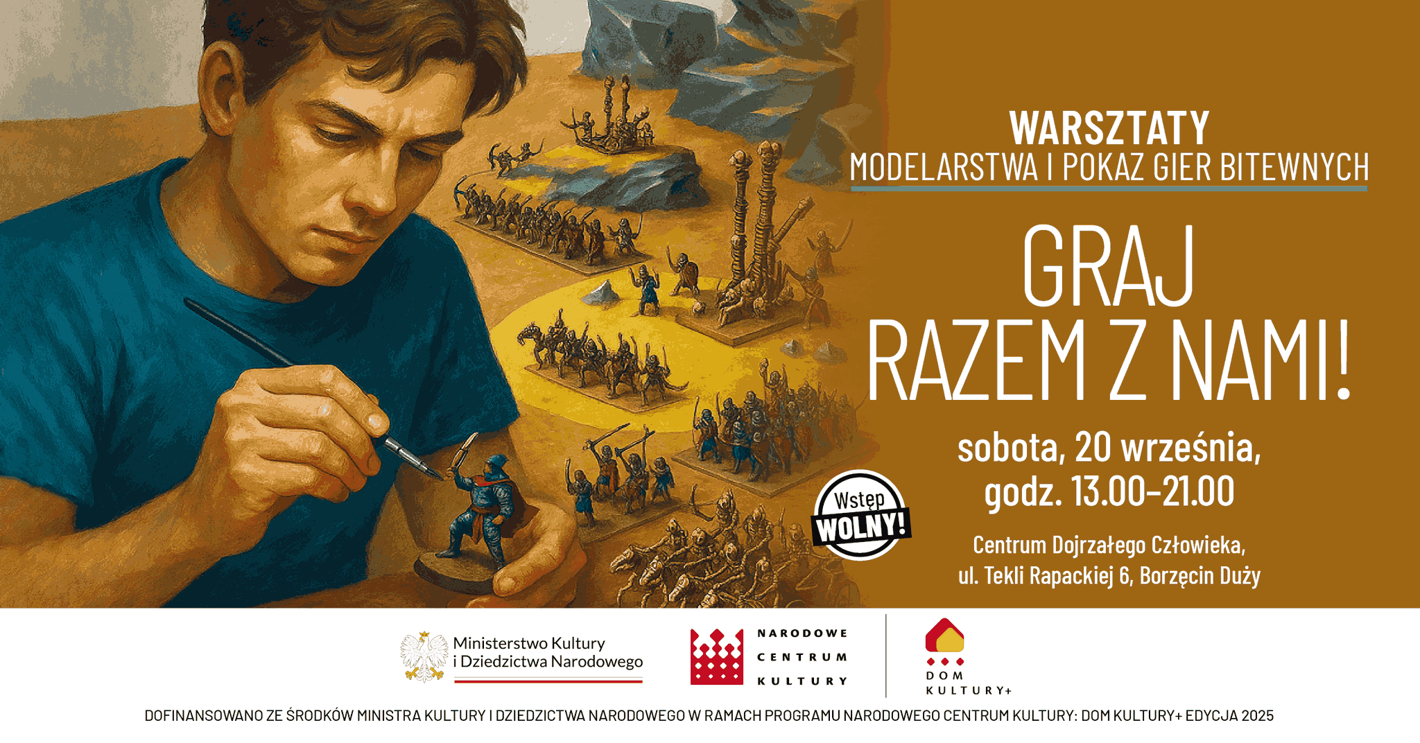 WARSZTATY MODELARSKIE FIGUREK FANTASY + POKAZ GRY 🎲🎨