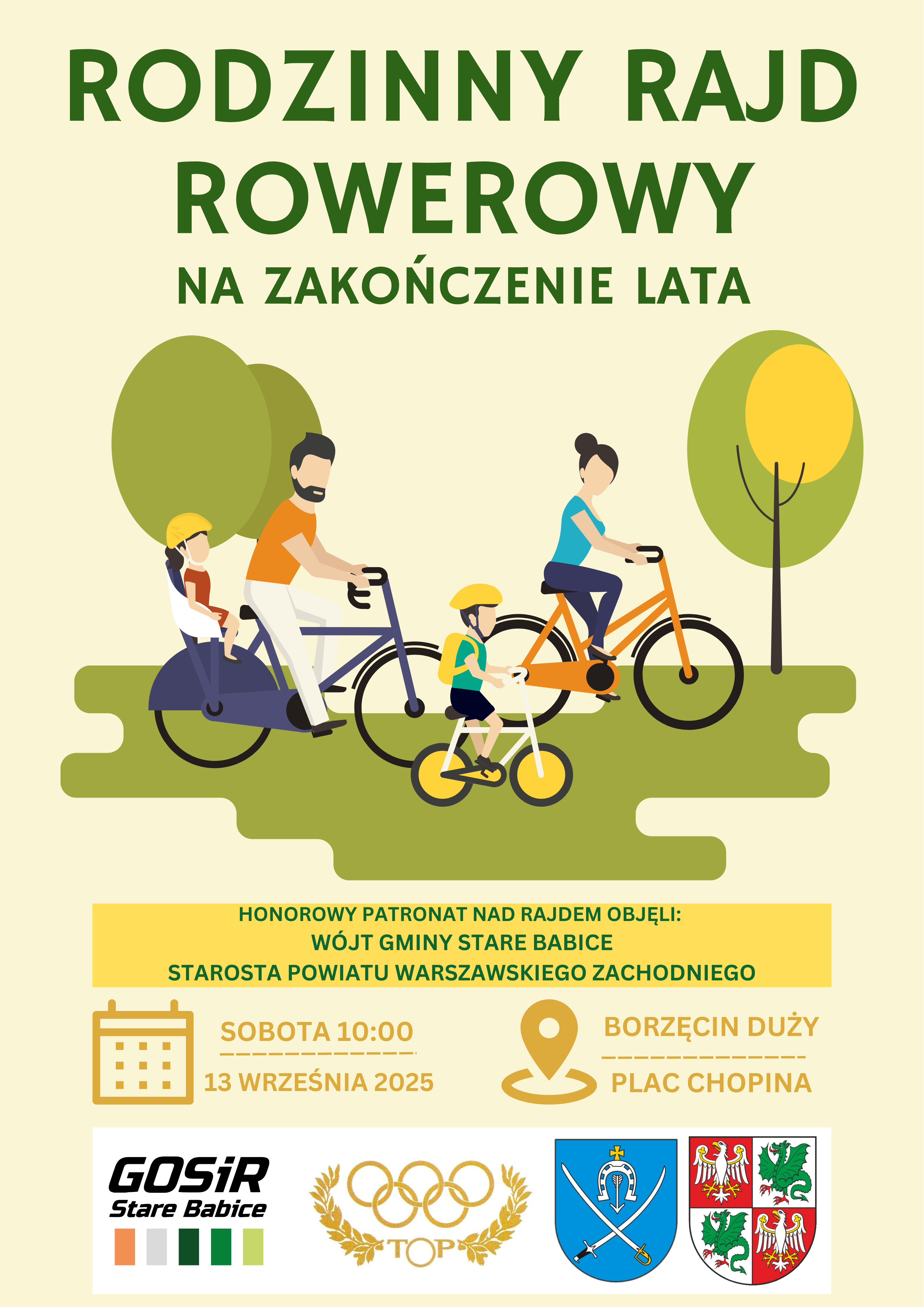 🚴‍♂️ Rodzinny Rajd Rowerowy – Zakończenie Lata!