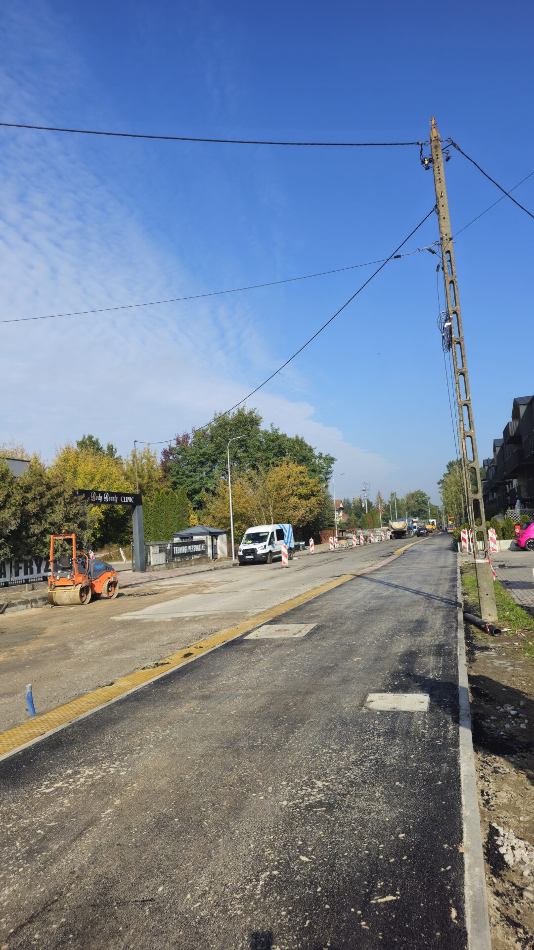 Modernizacja ul. Białej góry kolejne etapy