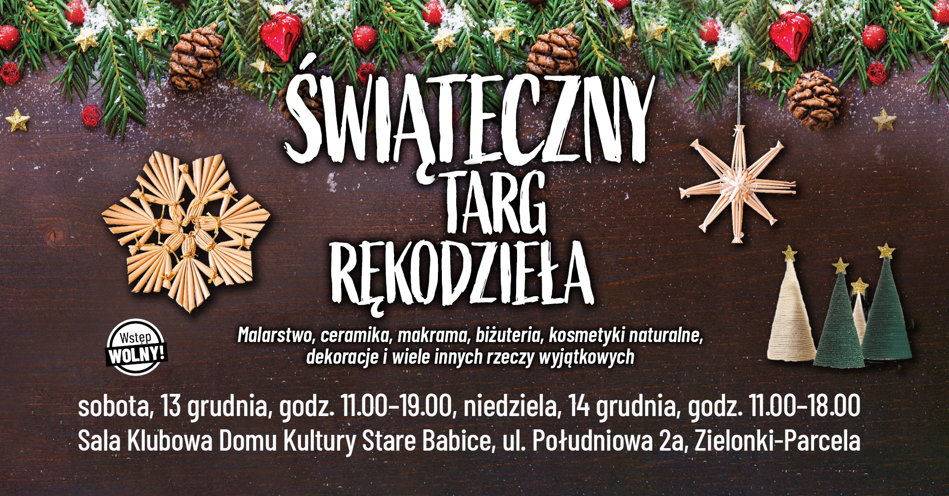Świąteczny Targ Rękodzieła