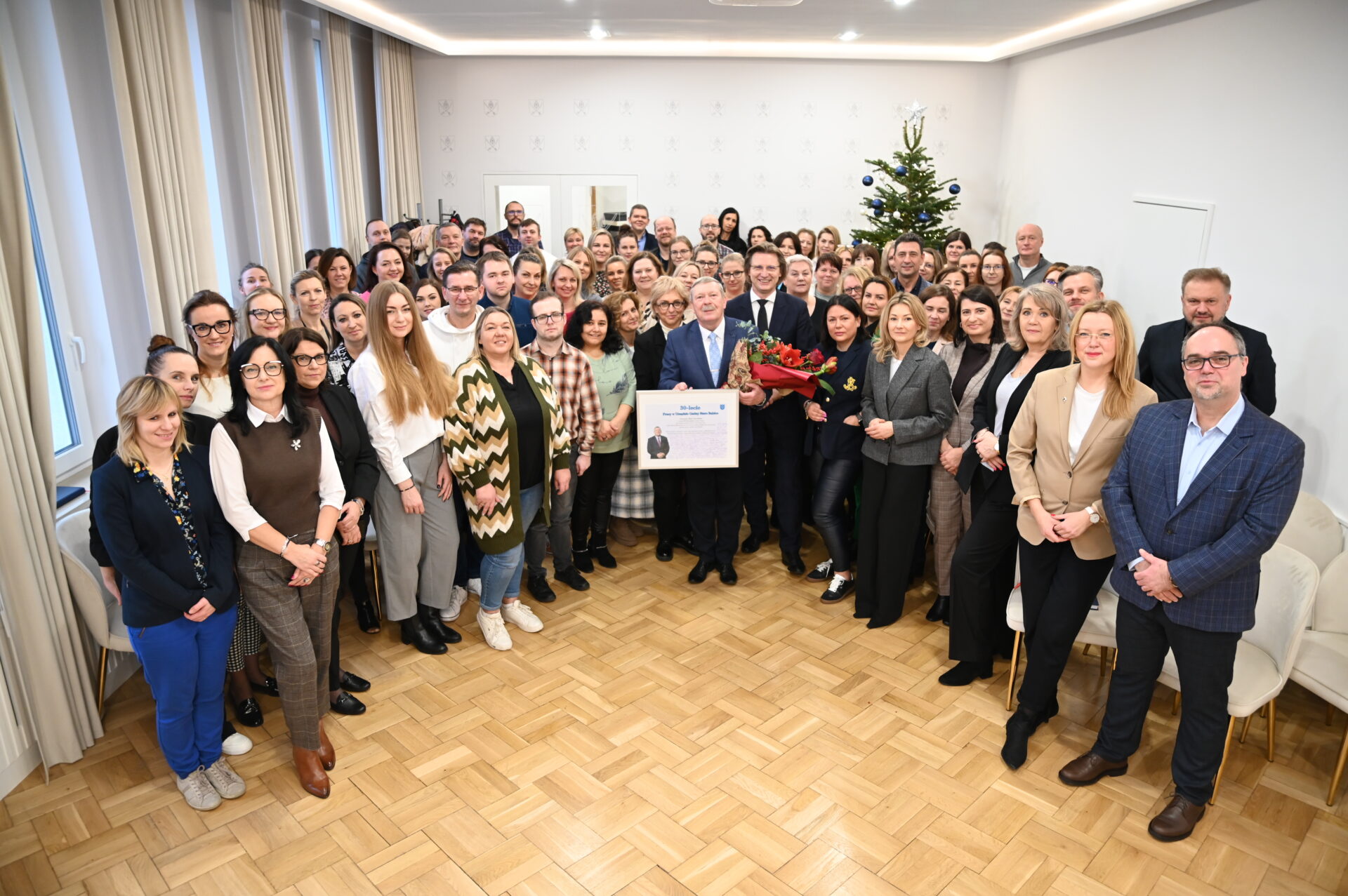 30-lecie pracy Naczelnika Wydziału Zarządzania Kryzysowego i Bezpieczeństwa w Urzędzie Gminy Stare Babice