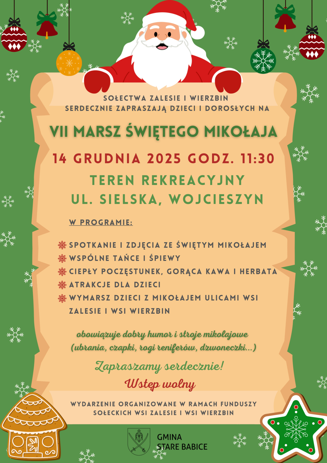 VII Marsz Świętego Mikołaja – Wierzbin i Zalesie