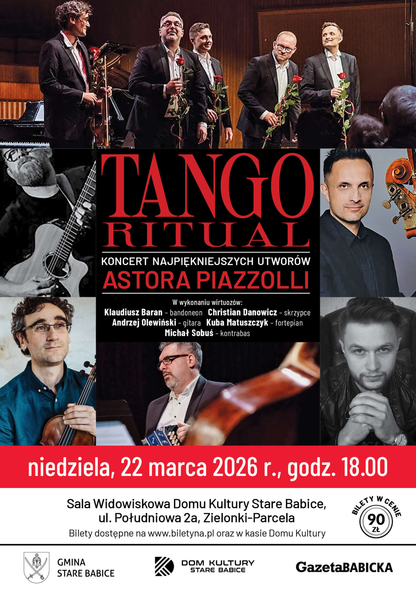 🎶 KONCERT NAJPIĘKNIEJSZYCH UTWORÓW ASTORA PIAZZOLLI