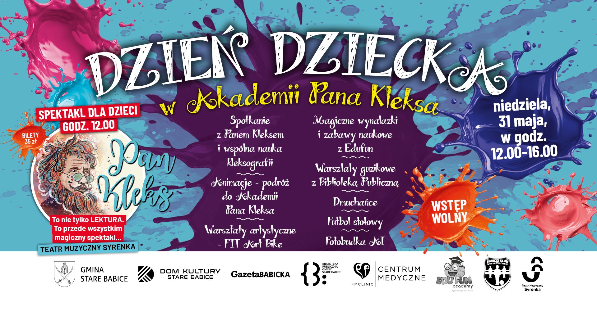 🎉✨ DZIEŃ DZIECKA w Akademii Pana Kleksa ✨🎉