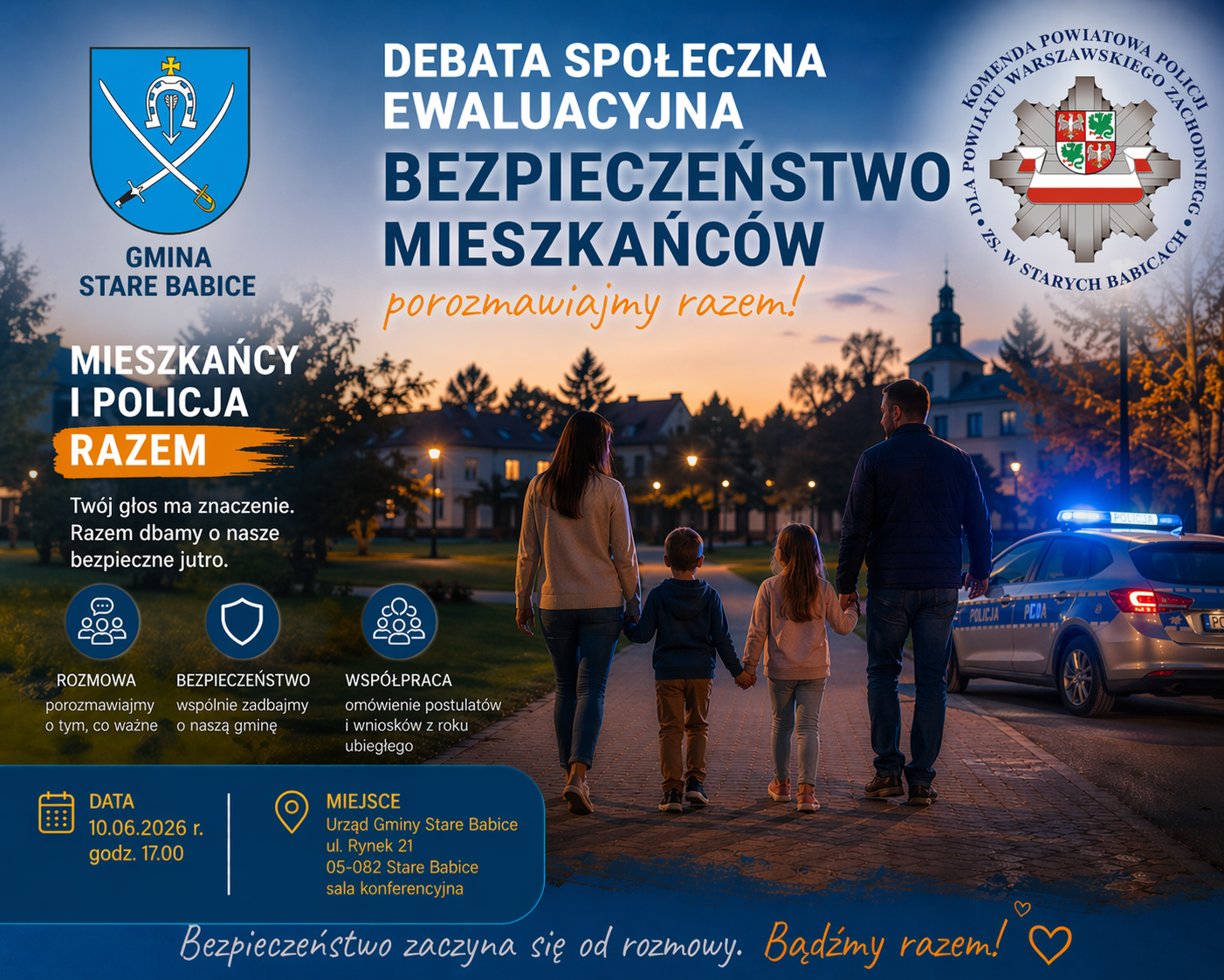 DEBATA SPOŁECZNA EWALUACYJNA – BEZPIECZEŃSTWO MIESZKAŃCÓW