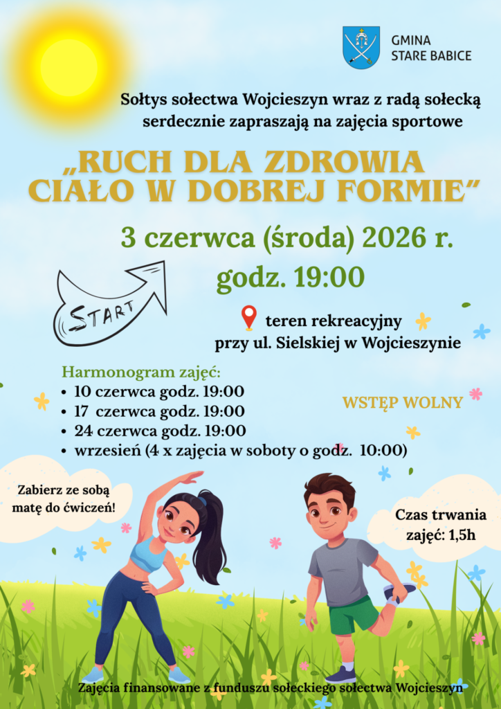 Ruch dla zdrowia ciało w dobrej formie – zajęcia sportowe w Wojcieszynie