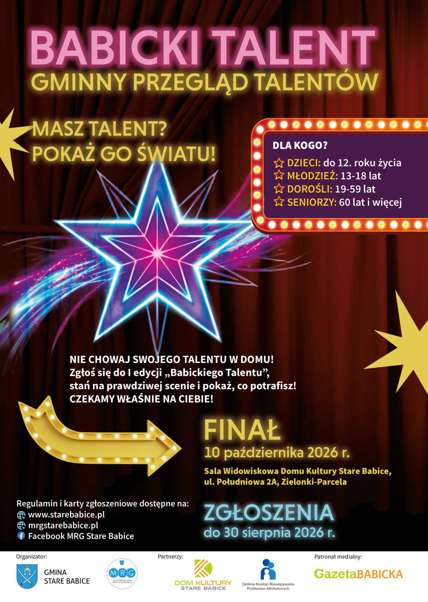 I edycja Gminnego Przeglądu Talentów „BABICKI TALENT”