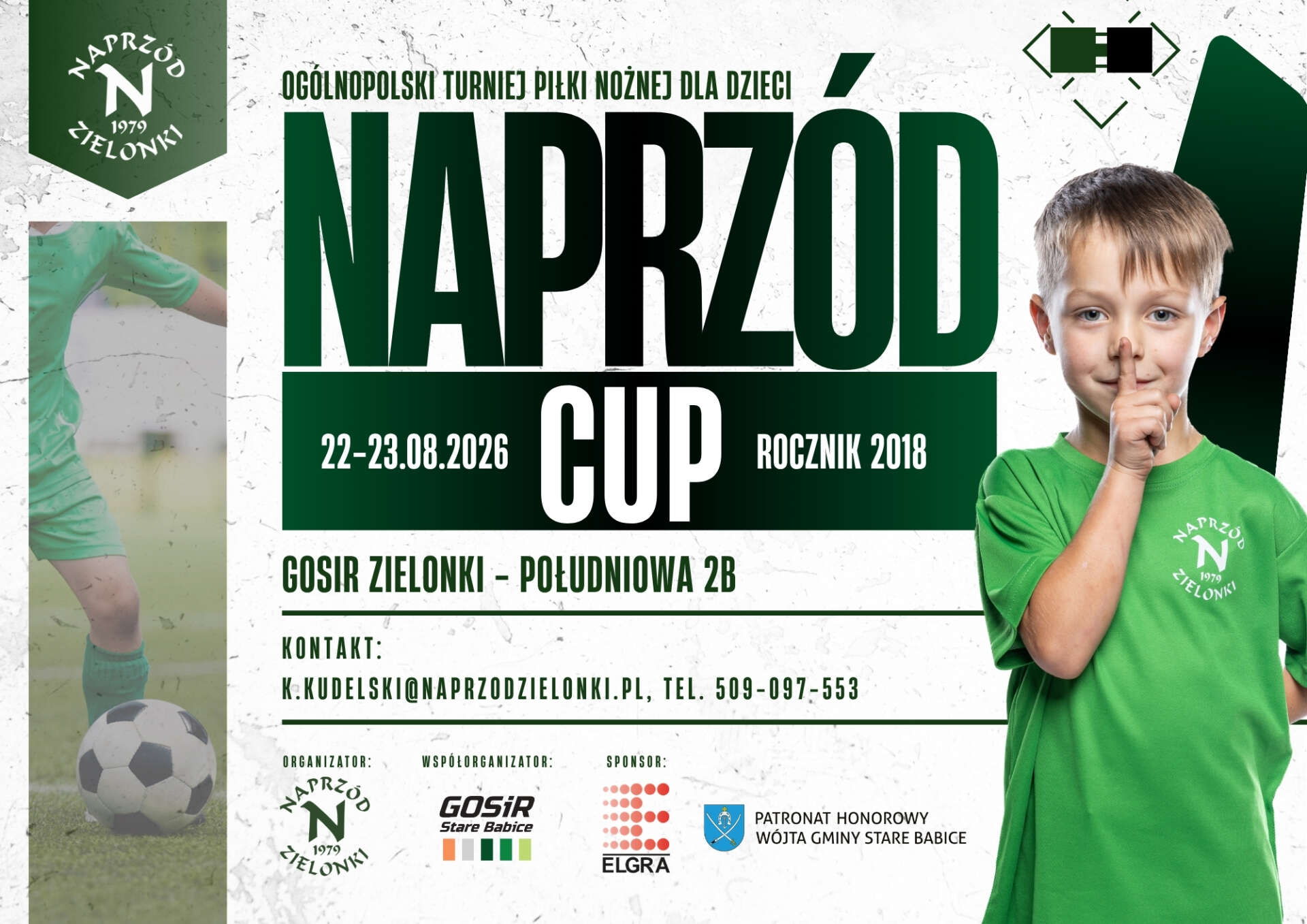 OGÓLNOPOLSKI TURNIEJ PIŁKI NOŻNEJ DLA DZIECI – NAPRZÓD CUP 2026