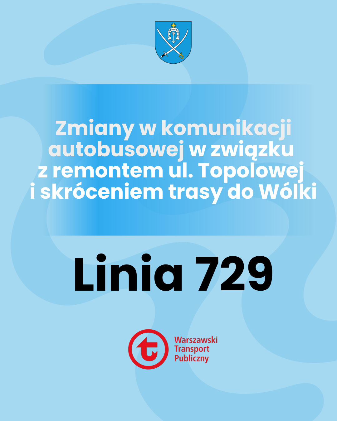 Zmiana w kursowaniu linii 729