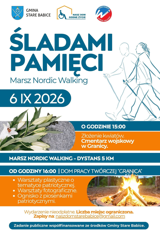 ŚLADAMI PAMIĘCI – MARSZ NORDIC WALKING
