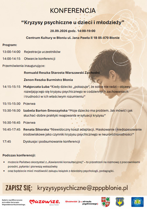 🧠 Kryzysy psychiczne u dzieci i młodzieży – istotny temat, ważna rozmowa