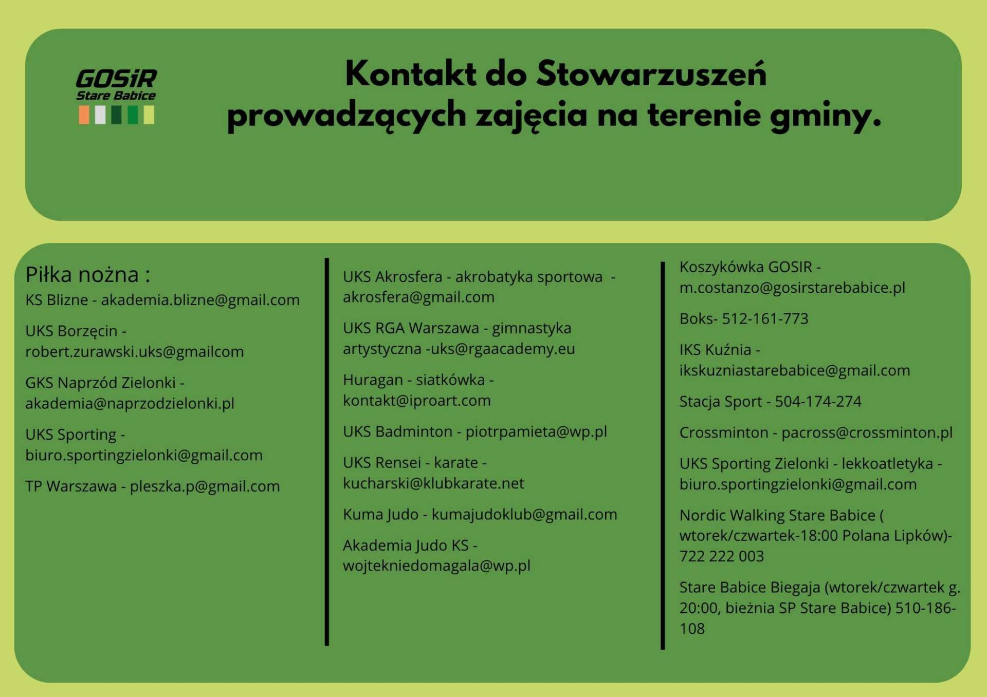 AKTYWNIE W GOSIR STARE BABICE!