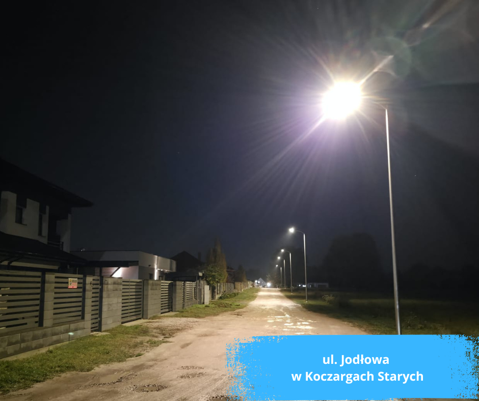 Kolejne drogi gminne z nowym oświetleniem ulicznym