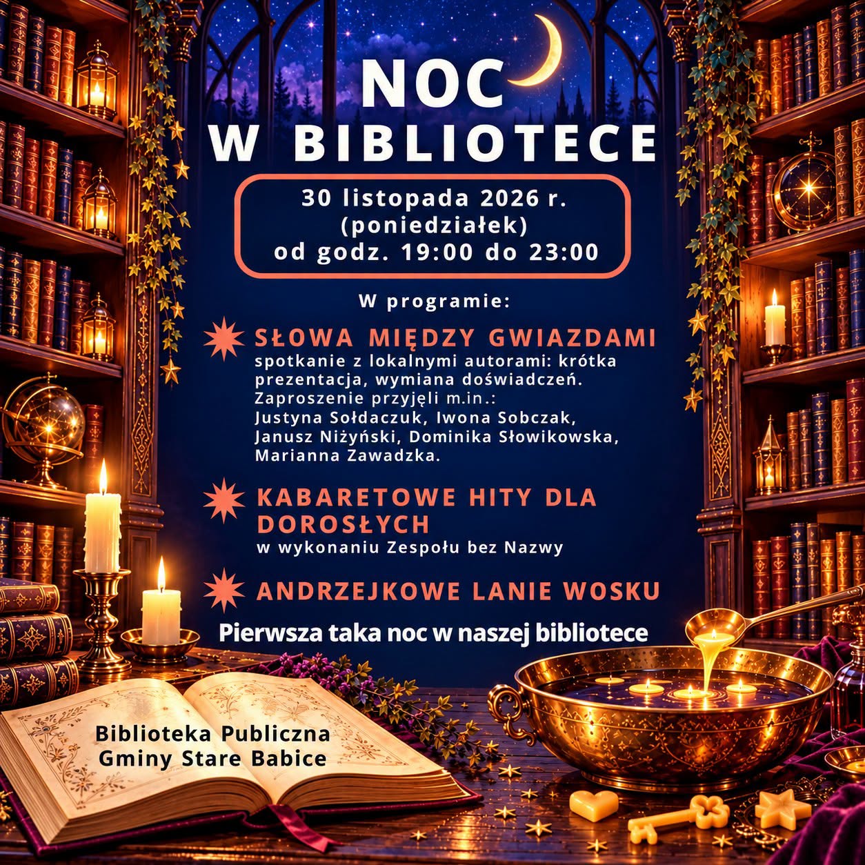 Pierwsza Noc w Bibliotece!