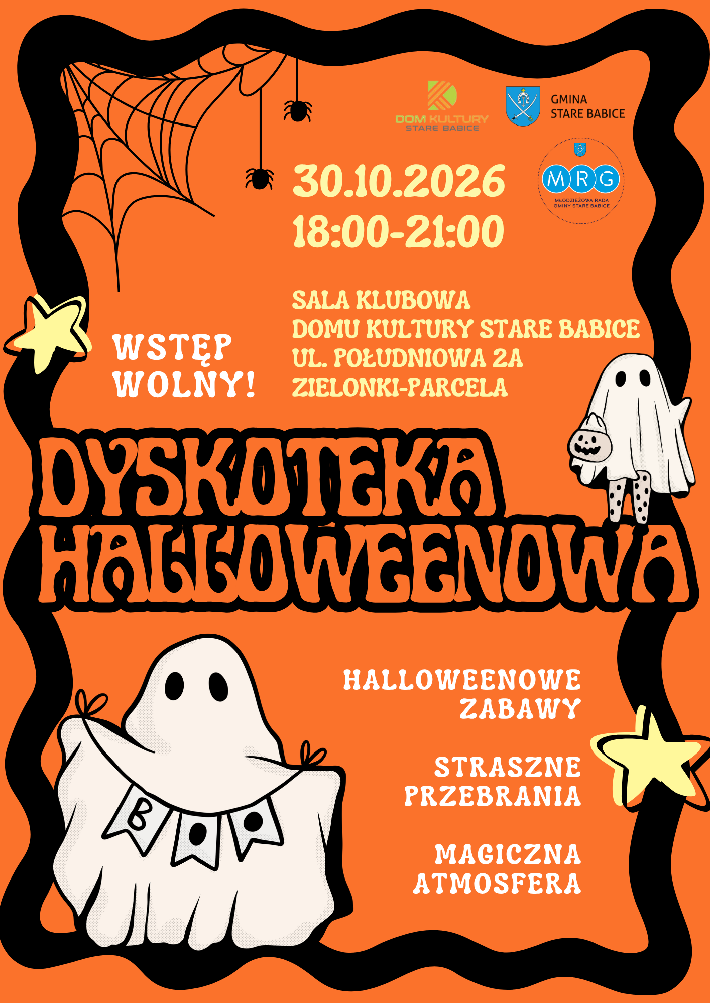 JUŻ JUTRO Jesienna Dyskoteka Młodzieżowa w Domu Kultury Stare Babice!